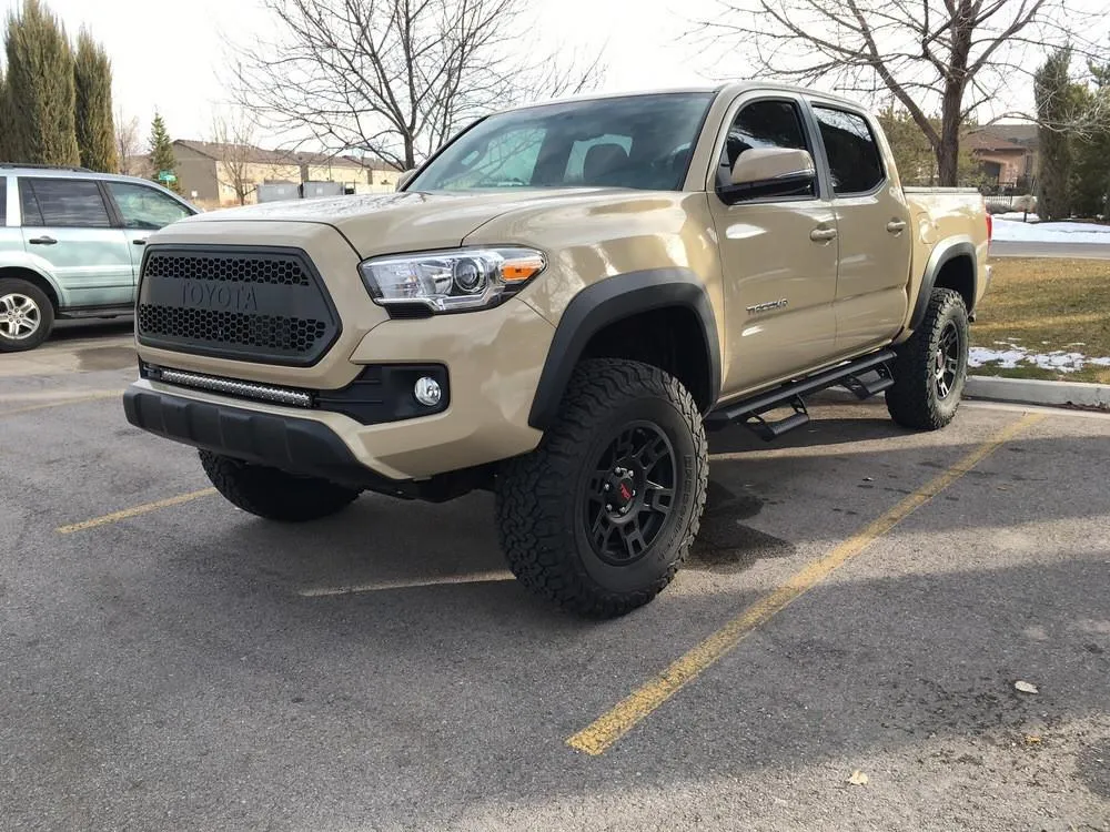 Cali Raise LED 2016-2022 Toyota Tacoma 32" Lower Bumper Flush Slim Light Bar Mounting Brackets