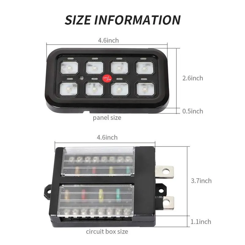 Cali Raised 8 Switch Accessory Control System