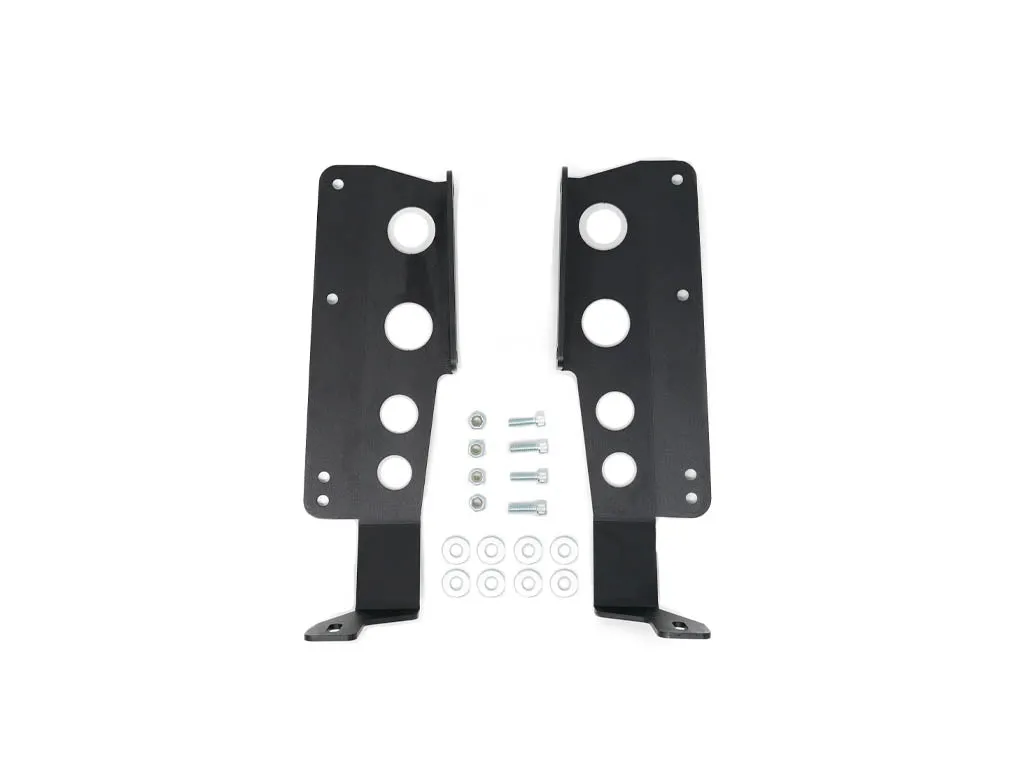 CALI RAISED LED 2014-2021 Toyota Tundra 42" Hidden Grille Curved LED Light Bar Mounting Brackets