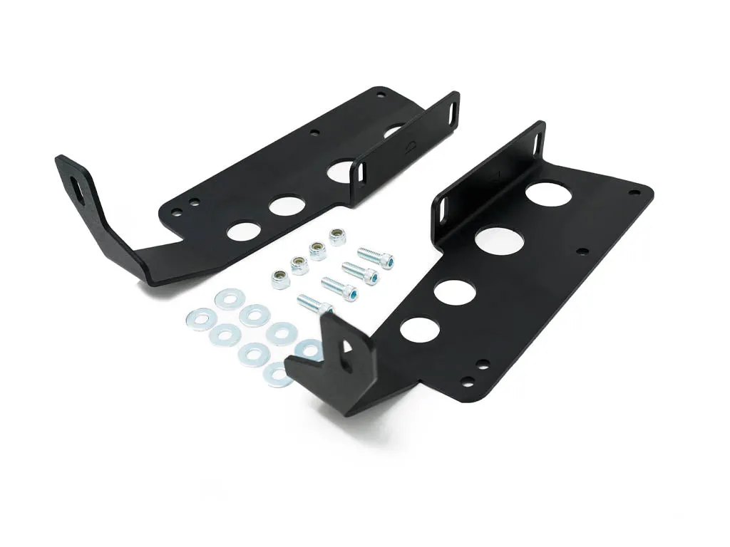 CALI RAISED LED 2014-2021 Toyota Tundra 42" Hidden Grille Curved LED Light Bar Mounting Brackets