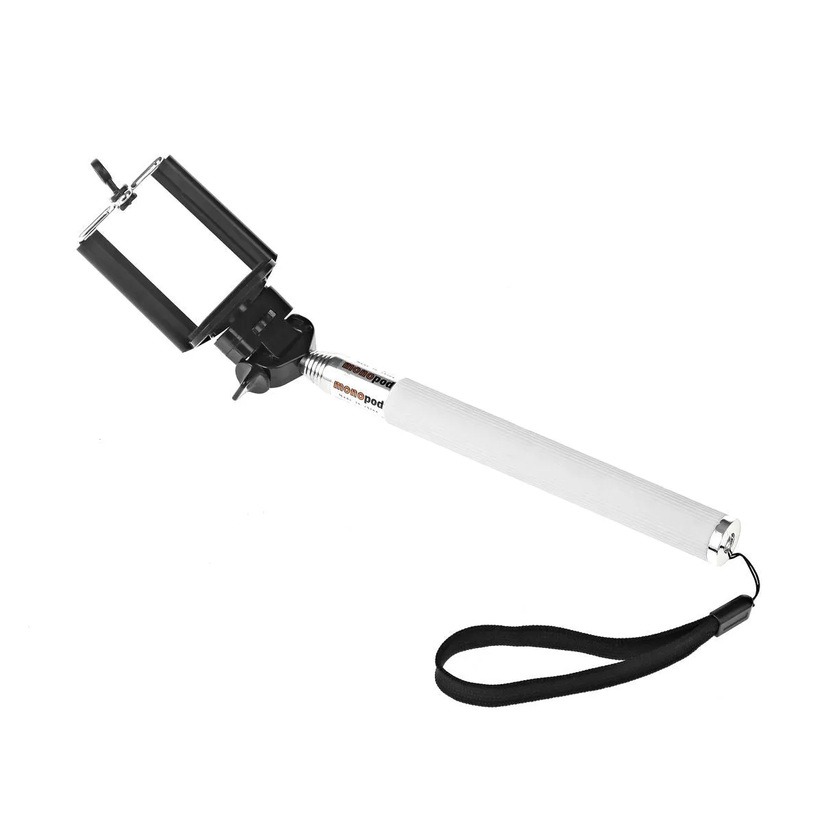 Camera Monopod Selfie Stick 1M for cellphone Apple iphone Multi Colors - White