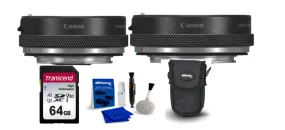 Canon 2 Pack Control Ring Mount Adapter EF-EOS R    Memory Card   Cleaning Kit