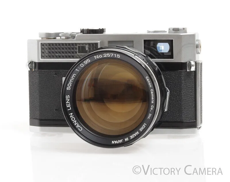 Canon 50mm f0.95 Dream Lens on Model 7 Camera Body -Clear Glass, Very Nice-