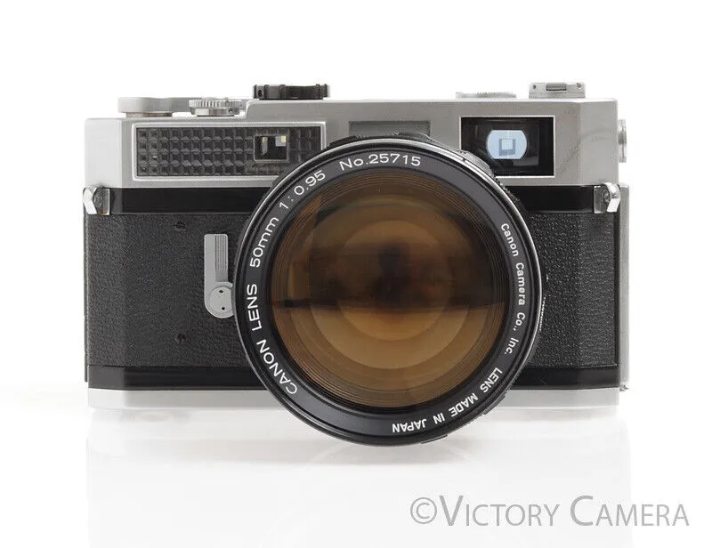 Canon 50mm f0.95 Dream Lens on Model 7 Camera Body -Clear Glass, Very Nice-