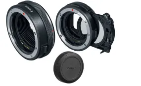 Canon Control Ring Mount Adapter EF-EOS R   Canon Drop-In Filter Mount Adapter with Circular Polarizer Filter