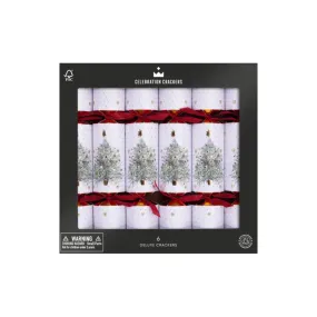 Celebration Crackers Deluxe Watercolour Tree Christmas Crackers 30cm (Set of 6)
