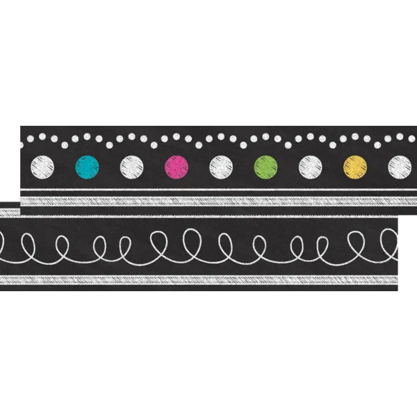 Chalkboard Brights Ribbon Runner