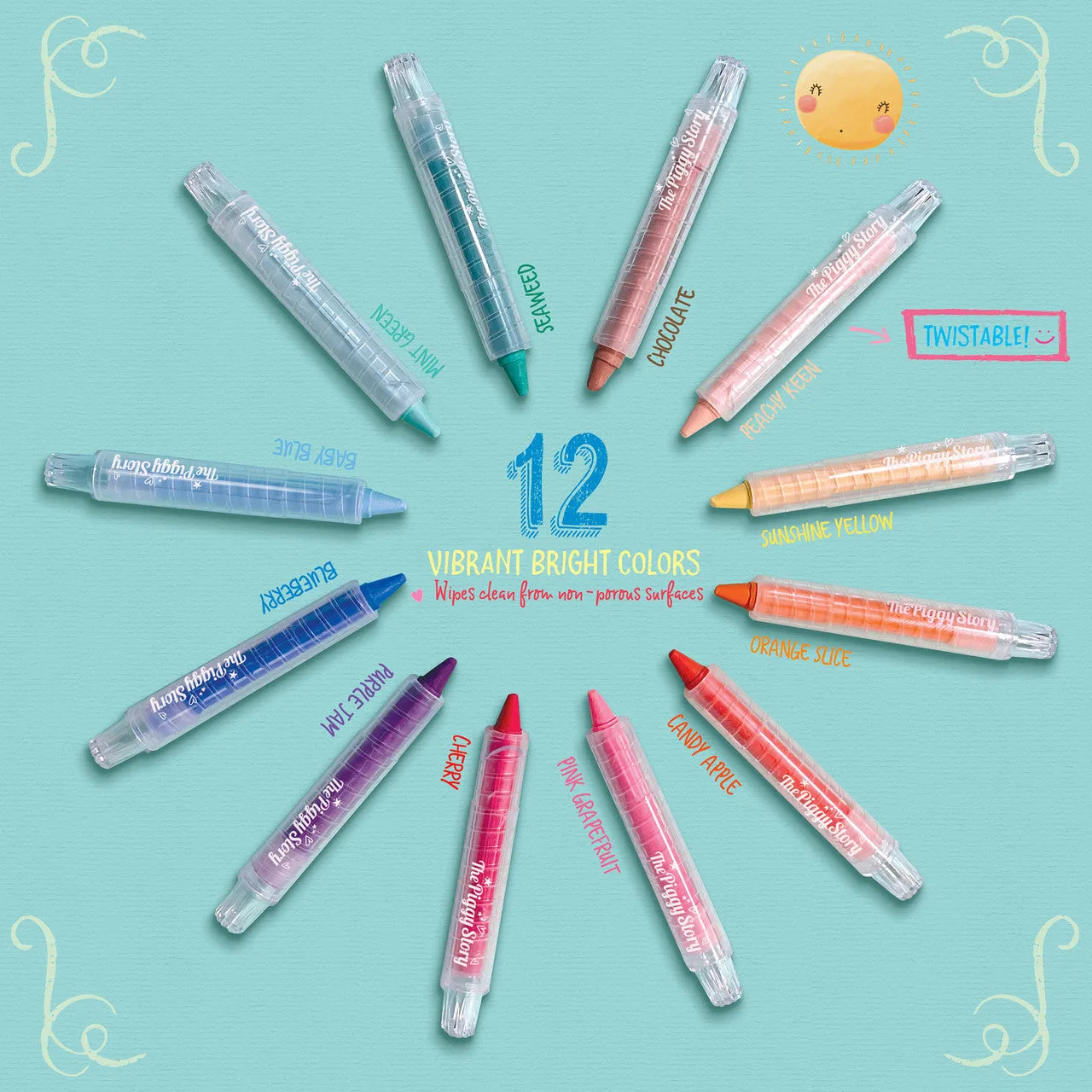 COLOR EVERYWHERE CHALK CRAYONS - UNICORN FANTASY