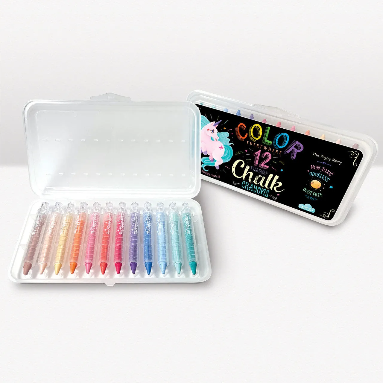 COLOR EVERYWHERE CHALK CRAYONS - UNICORN FANTASY