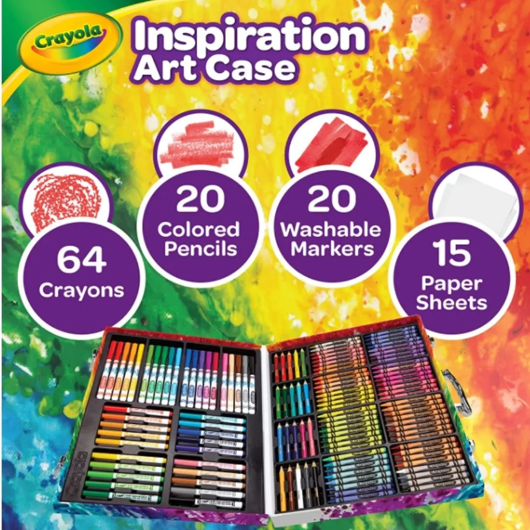 Crayola Inspiration Art Case Coloring Set 140 pcs Art Supplies
