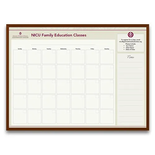 Custom Printed Dry Erase Whiteboards | Steel Magnetic White Marker Board 18x18 with Wood Frame