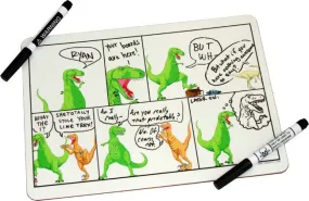Dinosaur Comics Dry Erase Whiteboard