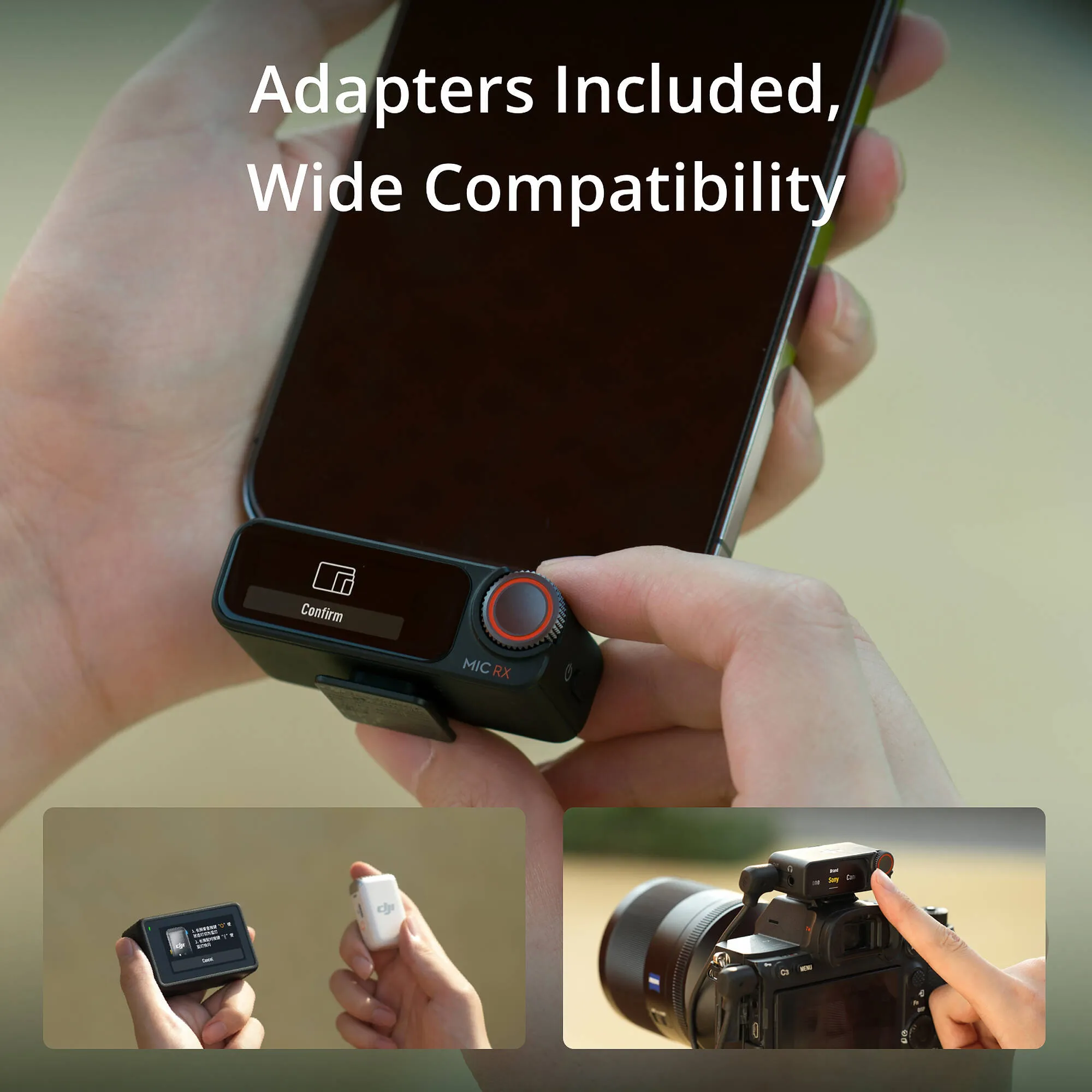 DJI MM Mic 2 2TX 1RX Charging