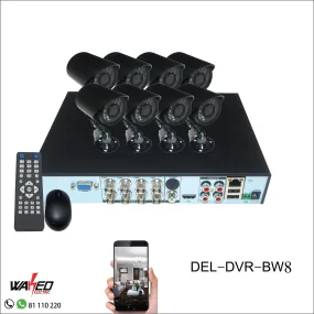 DVR  8 Cameras -KIT