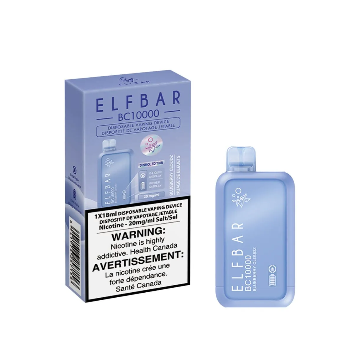 Elf Bar BC10K Blueberry Cloudz Disposable Vape Pen