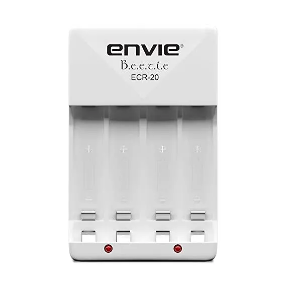 ENVIE (ECR-20) Charger for AA & AAA Rechargeable Batteries