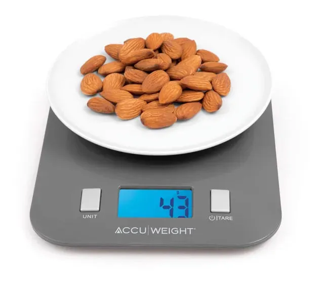 Eternal Slim Electronic Digital Kitchen Scale: 11lb Capacity