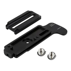 Exxy L-Bracket for Fujifilm GFX 50S Camera from Fotodiox Pro - All Metal Black Camera Hand Grip for Arca Swiss or Arca Swiss-Type Quick Releases