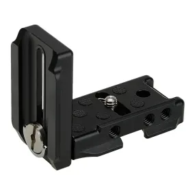 Exxy Omni Jr. Universal L-Bracket for Most Smaller MILCs from Fotodiox Pro - All Metal Camera Grip for Arca Swiss-Type Quick Releases