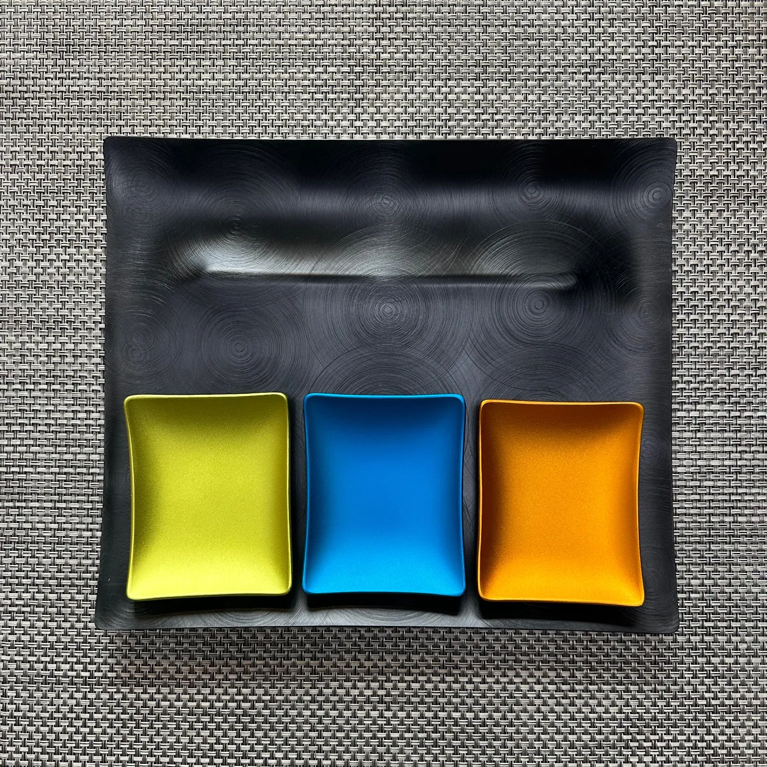fink | tapas condiment tray | orange