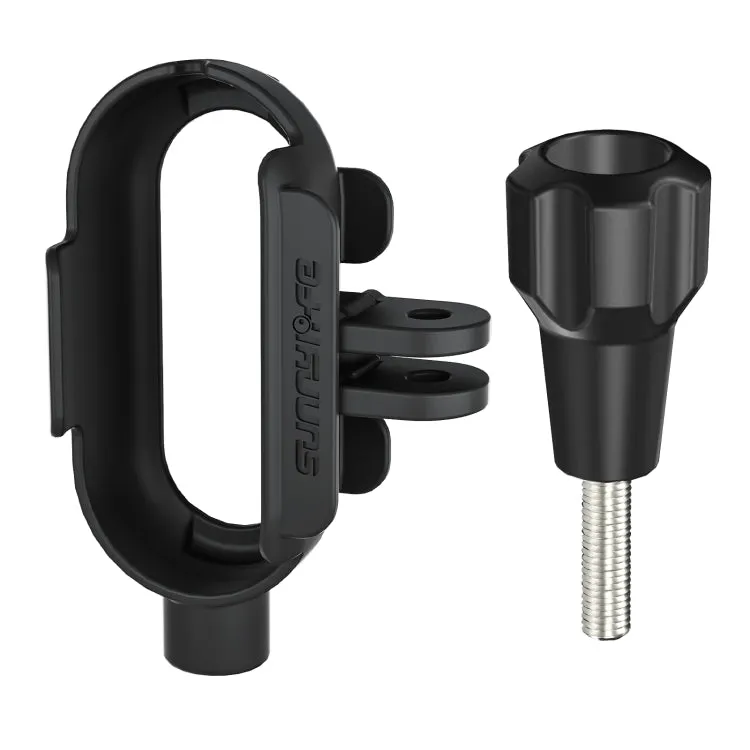 For Insta360 Go 3 Sunnylife IST-BK592 Mount Adapter Protective Frame Cage Mounting Brackets Housing Case(Black)
