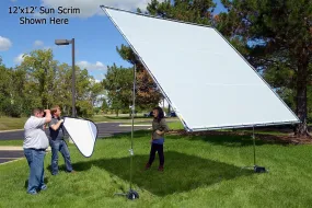 Fotodiox Pro Studio Solutions Giant Sun Scrim - Collapsible Frame Diffusion Kit with Carry Bag