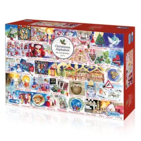Gibsons 1000 Piece Jigsaw Puzzle - Christmas Alphabet