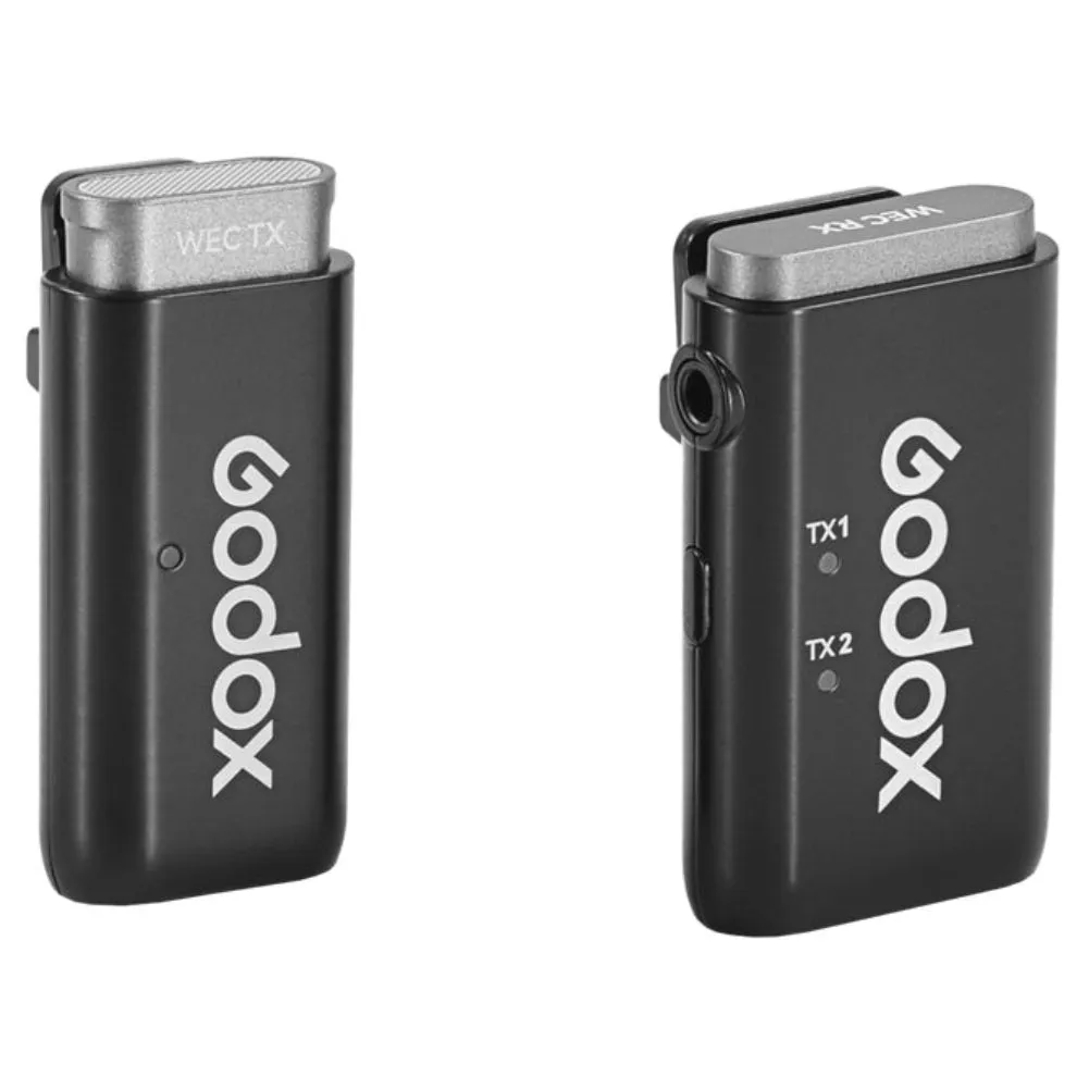 Godox WEC Wireless Microphone System for Cameras and Mobile Devices (2.4 GHz)