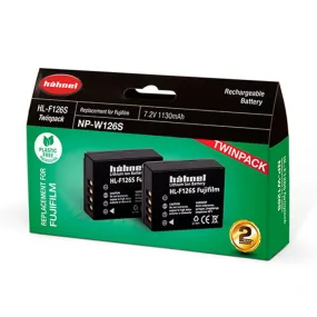 Hahnel Digital Still battery HL-F126S Twin Pack for Fujifilm 1130mAh 7.2 V
