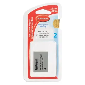 Hahnel NB-10L 860mAh 7.4V Battery for Canon