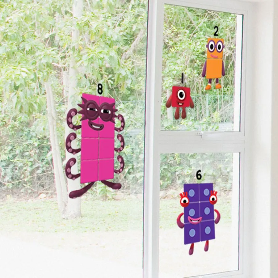 hand2mind - Numberblocks 1-10 Reusable Clings
