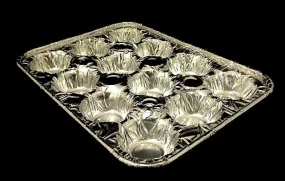 Handi-Foil 12-Cavity Foil Mini-Muffin Pan 50/PK