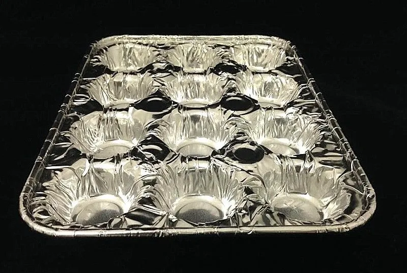 Handi-Foil 12-Cavity Foil Mini-Muffin Pan 50/PK