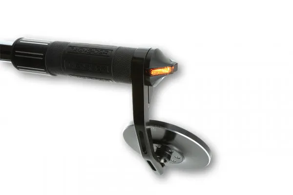 HIGHSIDER 203-001 LED Handlebar Bar End Indicator "FLIGHT" (Pair) - Black