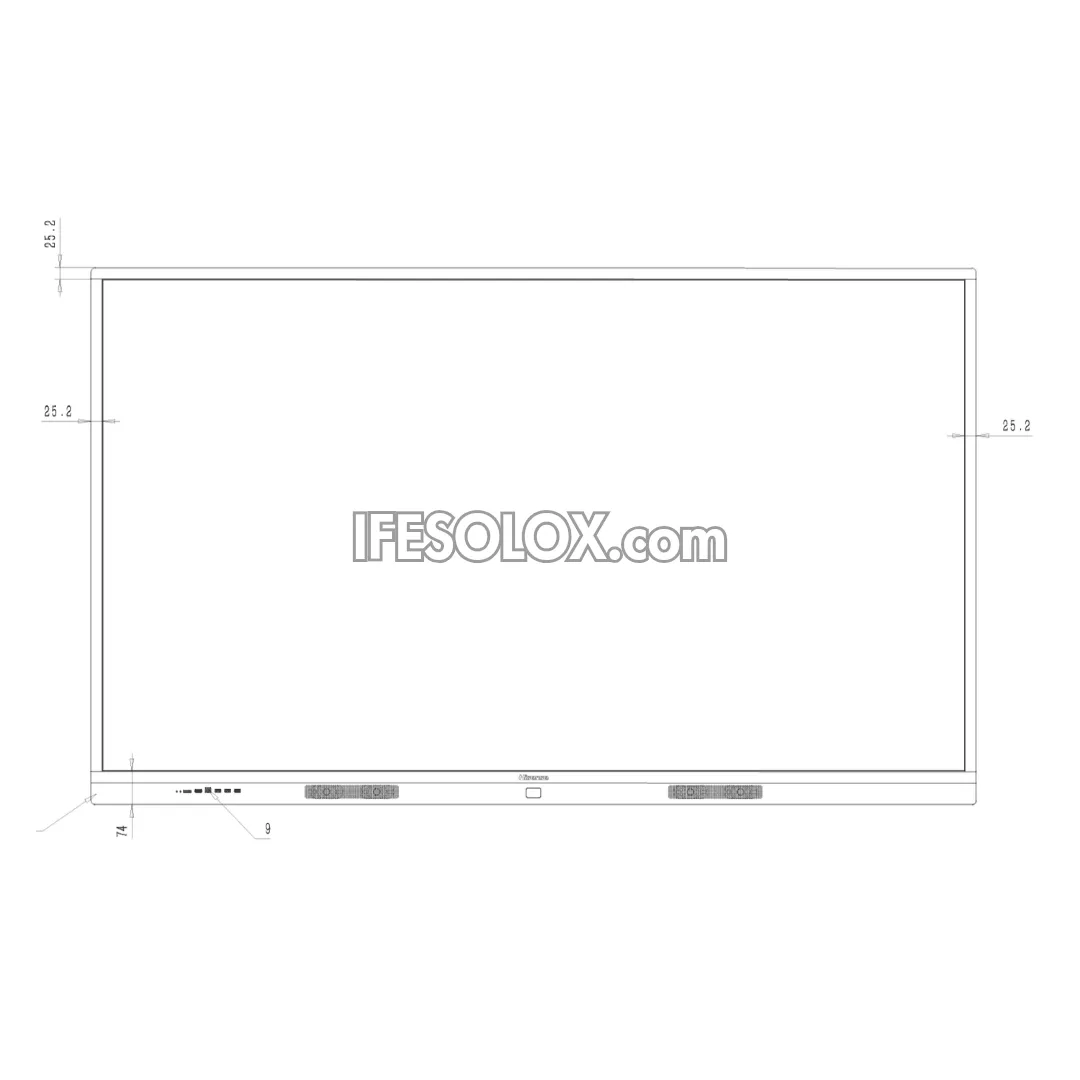 Hisense 86 Inch WR60AE Series 4K UHD Interactive Display Board - Brand New