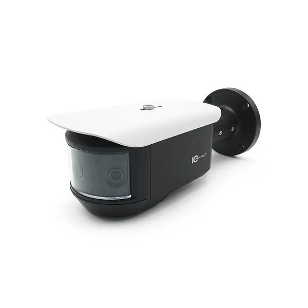IC Realtime - AVS-PANO-A007 / 3X 2MP (6MP Total) Avs 180A° Panoramic Full Size Bullet Camera / I-SnIPer / 3X 3.6mm Fixed Lens (180A°) / 65 Feet Smart IR / 24VAC