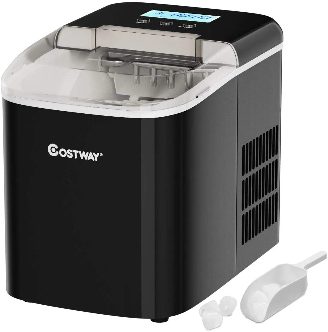 Ice Maker Machine, 26LBS/24H with LCD Display