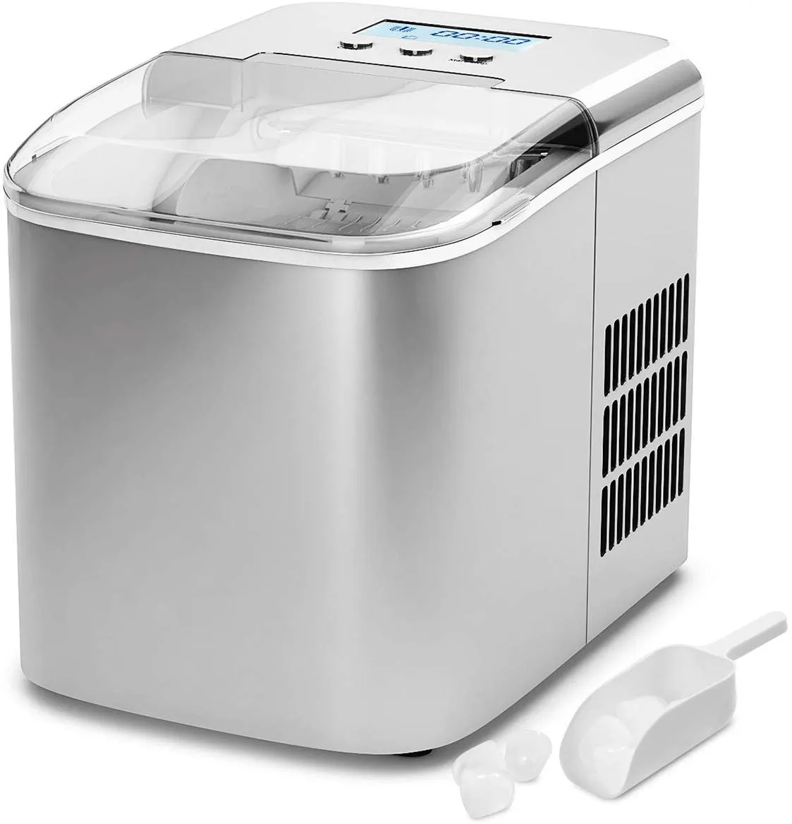 Ice Maker Machine, 26LBS/24H with LCD Display
