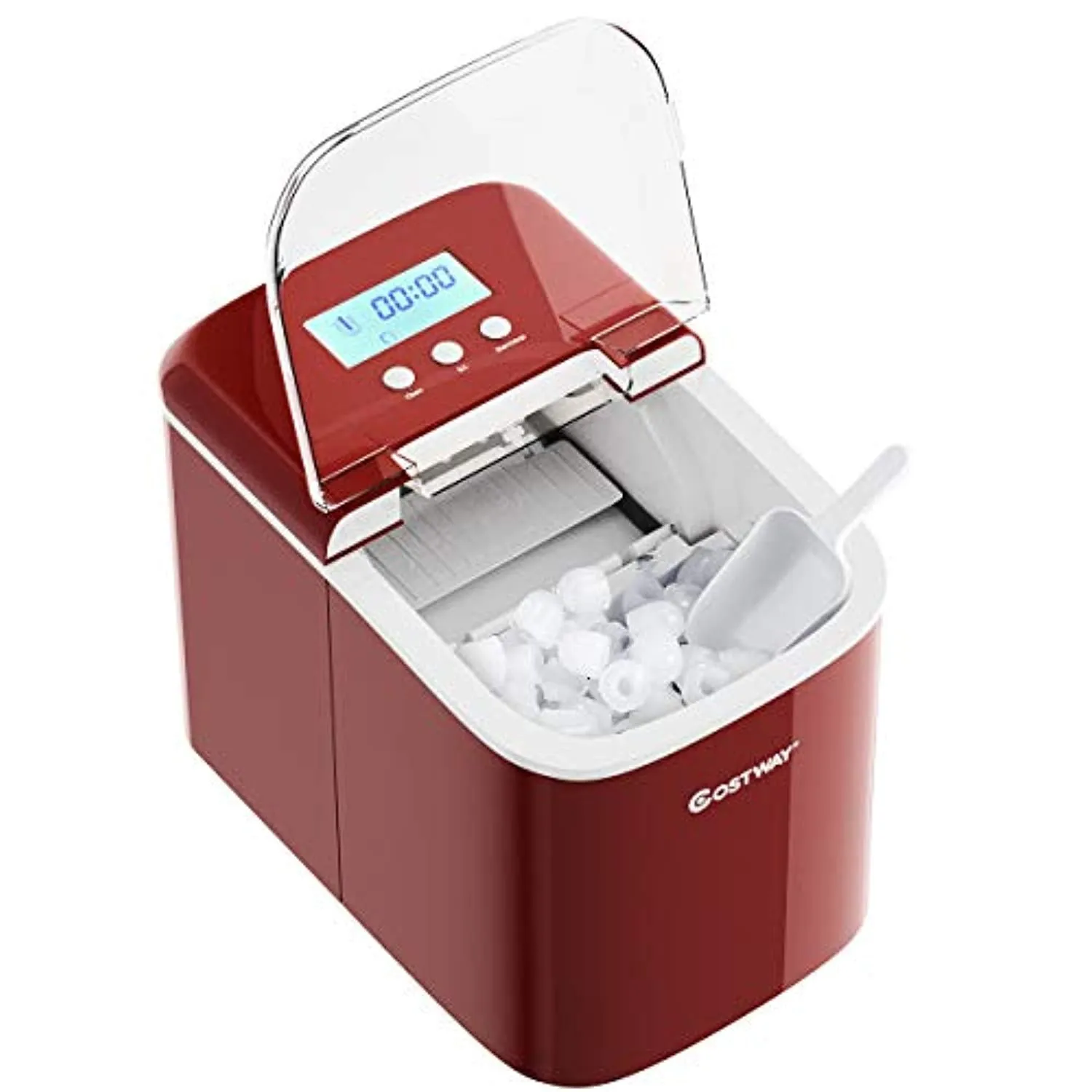 Ice Maker Machine, 26LBS/24H with LCD Display