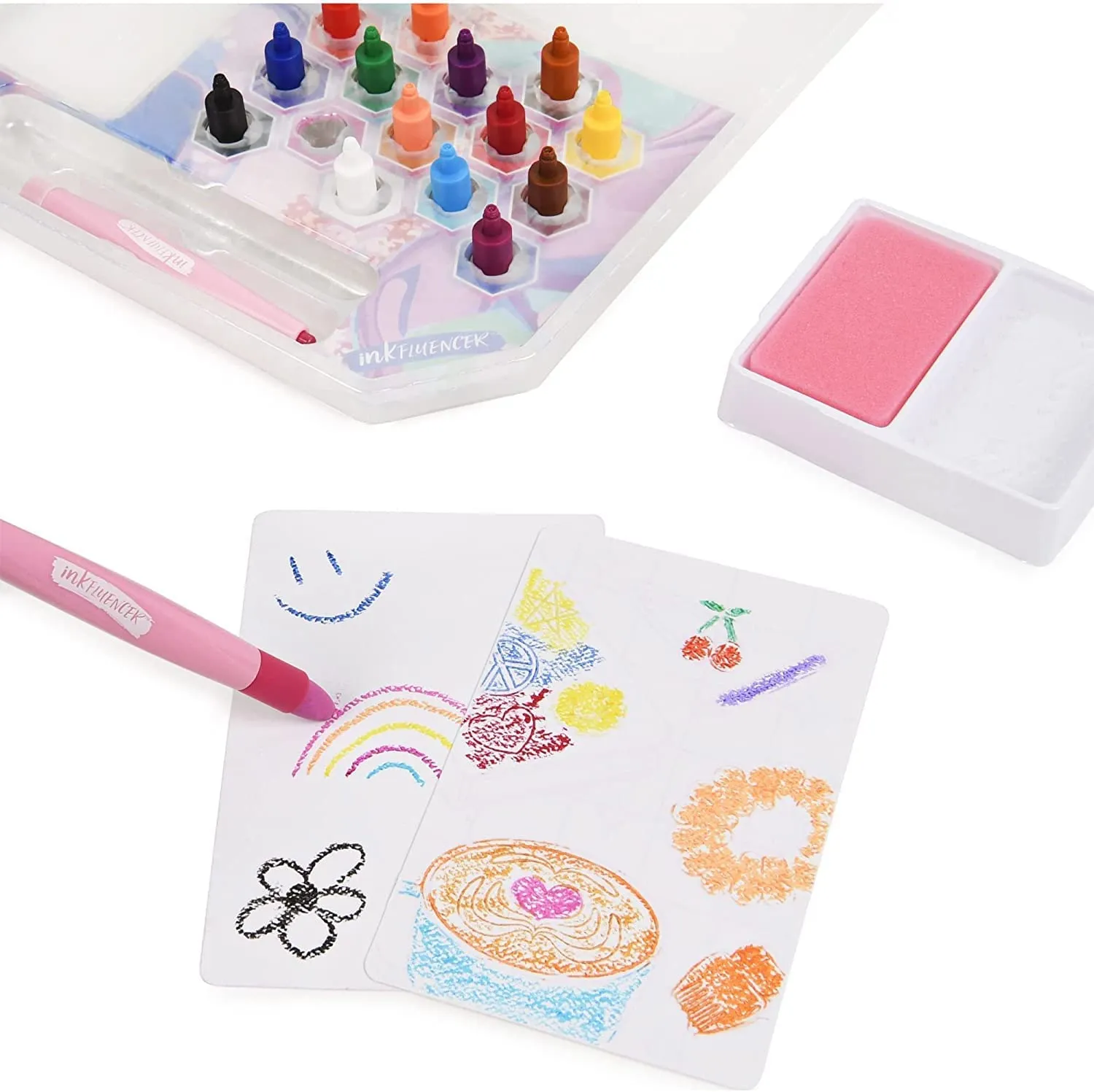 inkFLUENCER We Wear Cute Click N Blend Watercolor Set with 15 Color Tips