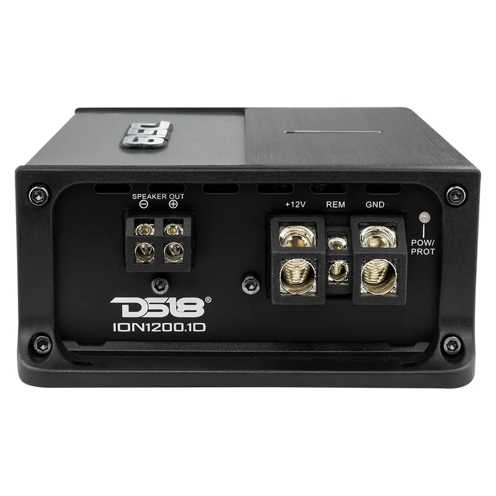 ION Compact Full Range 1 Channel Amplifier 1200 Watts RMS @ 1-Ohm