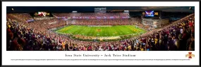 Iowa State Football - "Stadium 50 Yard Line" Panorama Framed Print