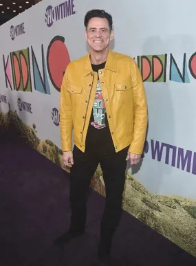Kidding Casual Leather Jacket Worn by Jim Carrey | Jim Carrey Leather Jacket