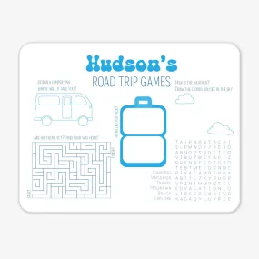 Kids Personalized Whiteboard | Road Trip