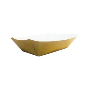 Kraft Chip Tray - 500 Pack (150 x 125 x 40mm)