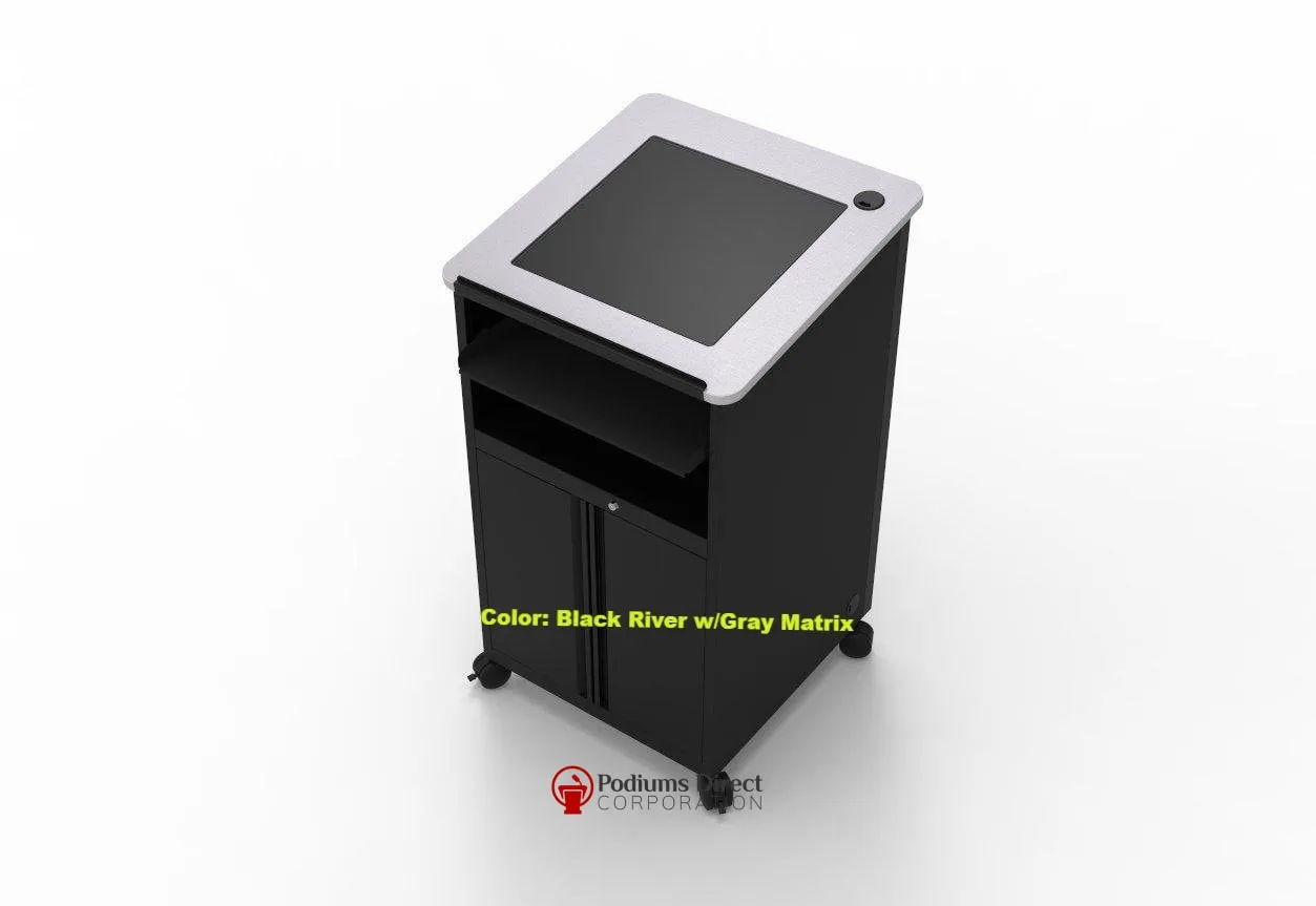 LCD Digital Display Lectern DVP2627-BB Down View Computer - FREE SHIPPING!