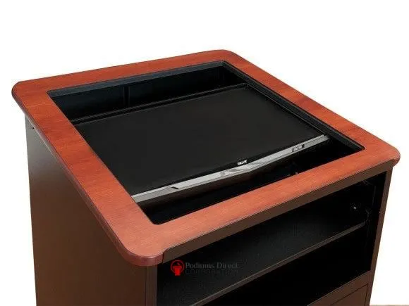 LCD Digital Display Lectern DVP2627-BB Down View Computer - FREE SHIPPING!