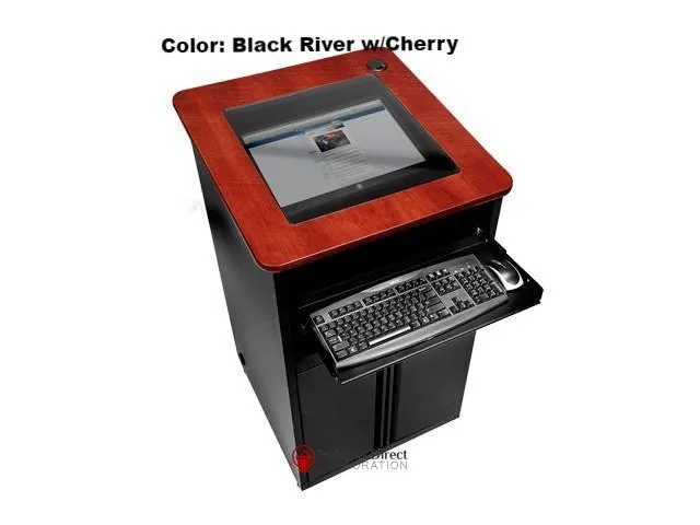 LCD Digital Display Lectern DVP2627-BB Down View Computer - FREE SHIPPING!