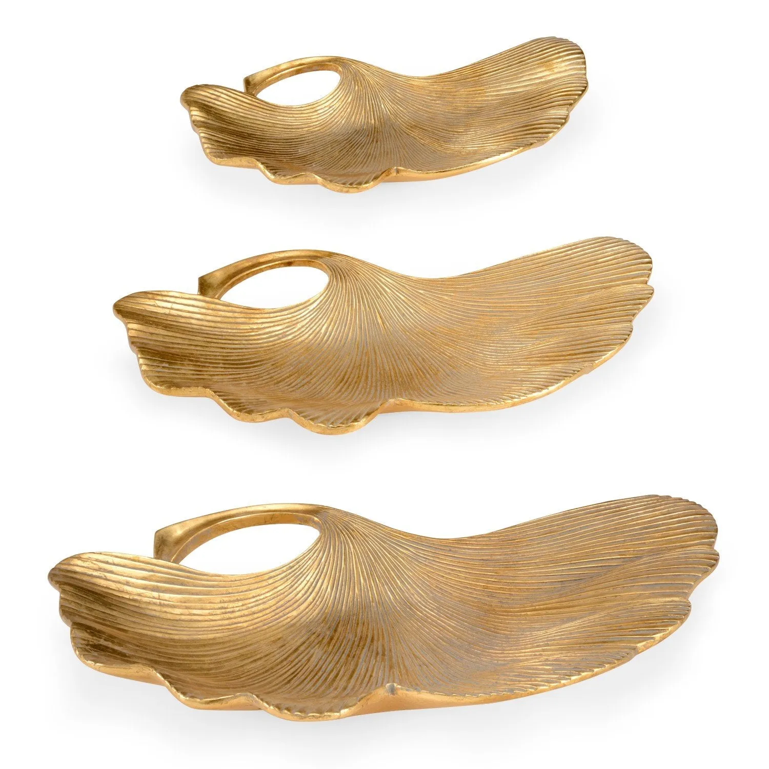 Lotus Leaf Trays - Gold (S3)
