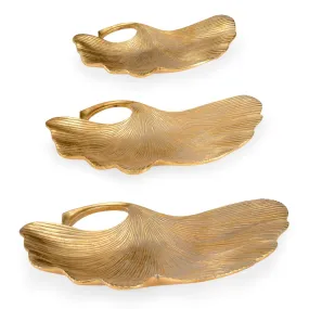 Lotus Leaf Trays - Gold (S3)